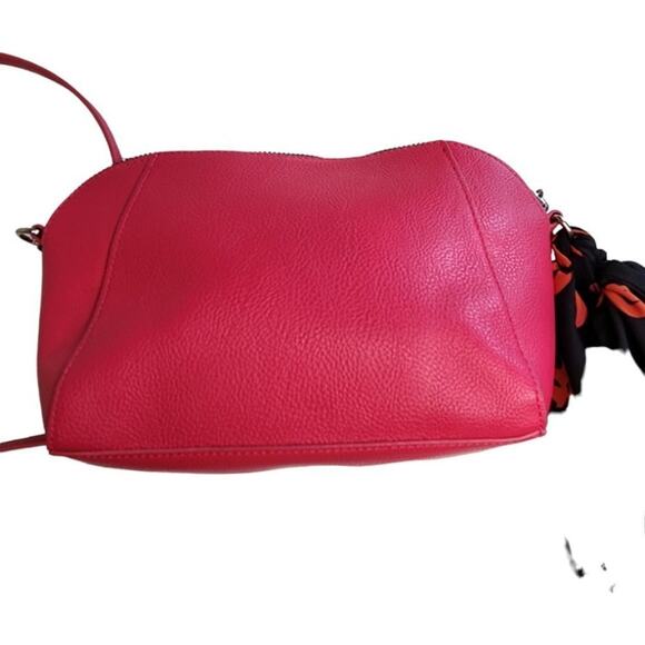 Betsey Johnson‎ Anaya Crossbody with Scarf Hot Pink - Picture 5 of 9